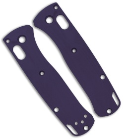 Flytanium Crossfade Purple G-10 Scales for Benchmade Mini Bugout Knife