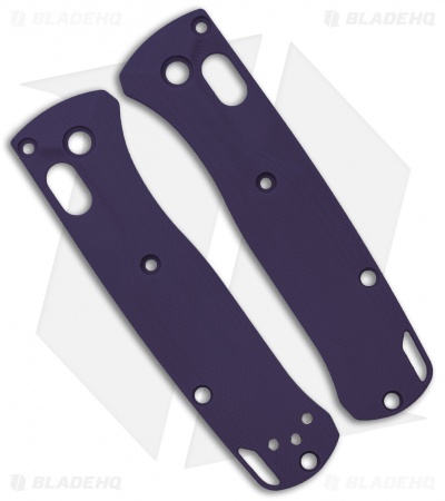Flytanium Crossfade Purple G-10 Scales for Benchmade Mini Bugout Knife