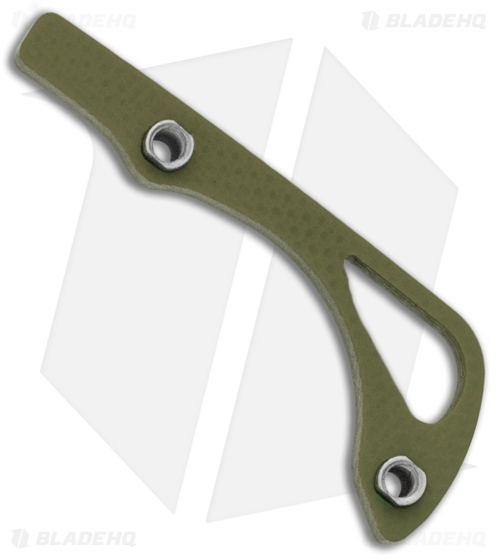 Flytanium OD Green G-10 Mini Bugout Backspacer for Benchmade Mini Bugout Knife