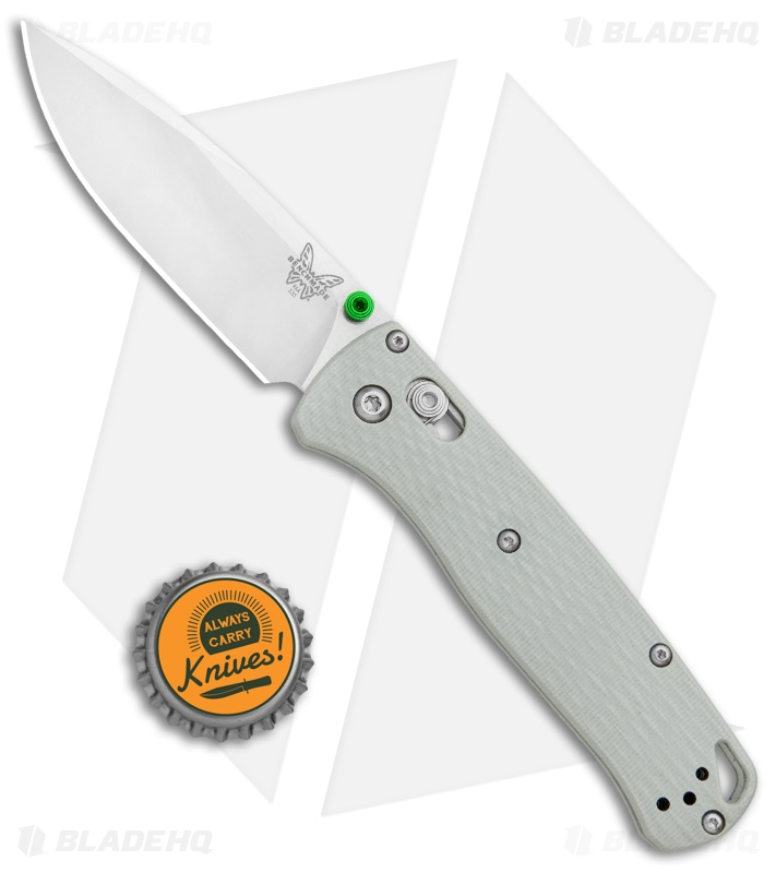 Benchmade Bugout - Gray G-10/Satin 20CV - Blade HQ Exclusive