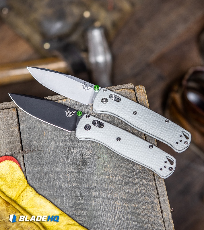 Benchmade Bugout - Gray G-10/Satin 20CV - Blade HQ Exclusive