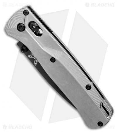 Flytanium Titanium Crossfade SW + Benchmade Bugout Knife (3.24" Gray)