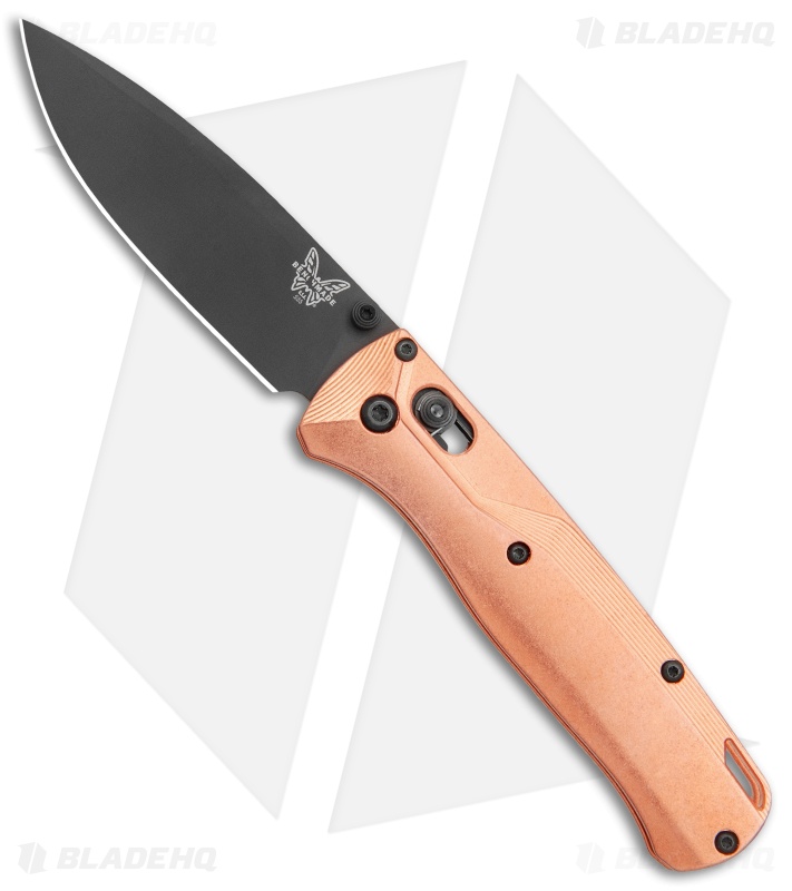 Flytanium Copper Crossfade + Benchmade Bugout Knife (3.24" Gray)