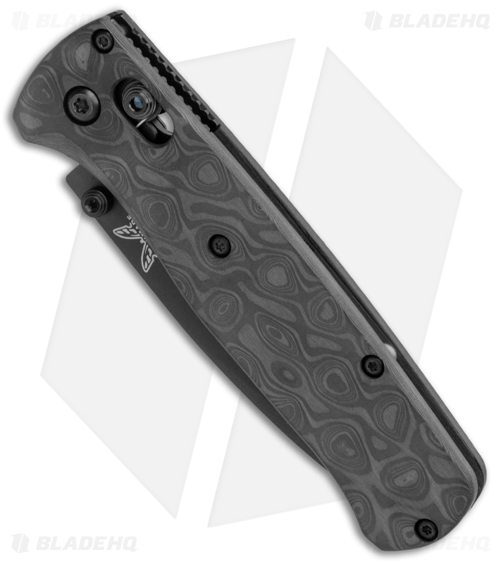 Flytanium Raindrop CF Scales + Benchmade Bugout Knife (3.24" Black)