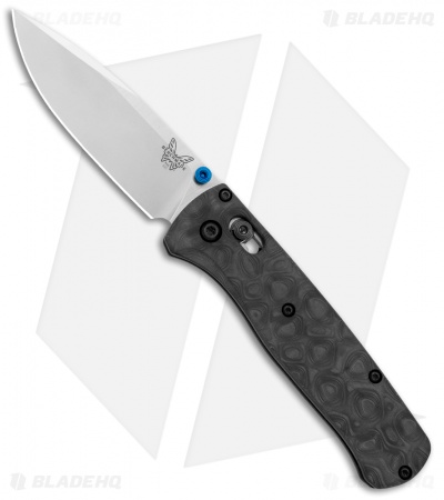 Flytanium Raindrop CF Scales + Benchmade Bugout Knife (3.24" Satin)