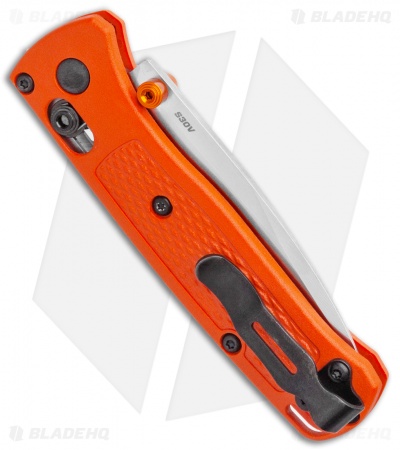 Benchmade Mini Bugout AXIS Lock Knife Orange (2.875" Satin) 533