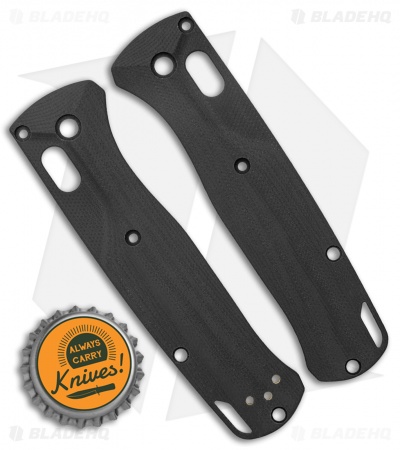 Flytanium Crossfade G-10 Scales for Benchmade Bugout - Black