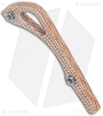 Flytanium Natural Canvas Micarta Bugout Backspacer for Benchmade Bugout