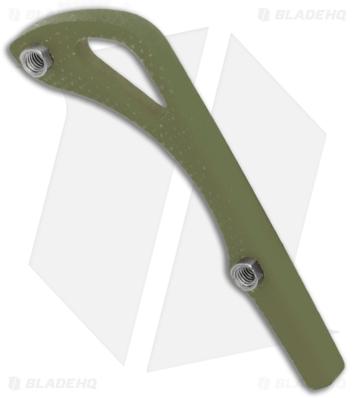 Flytanium OD Green G-10 Bugout Backspacer for Benchmade Bugout