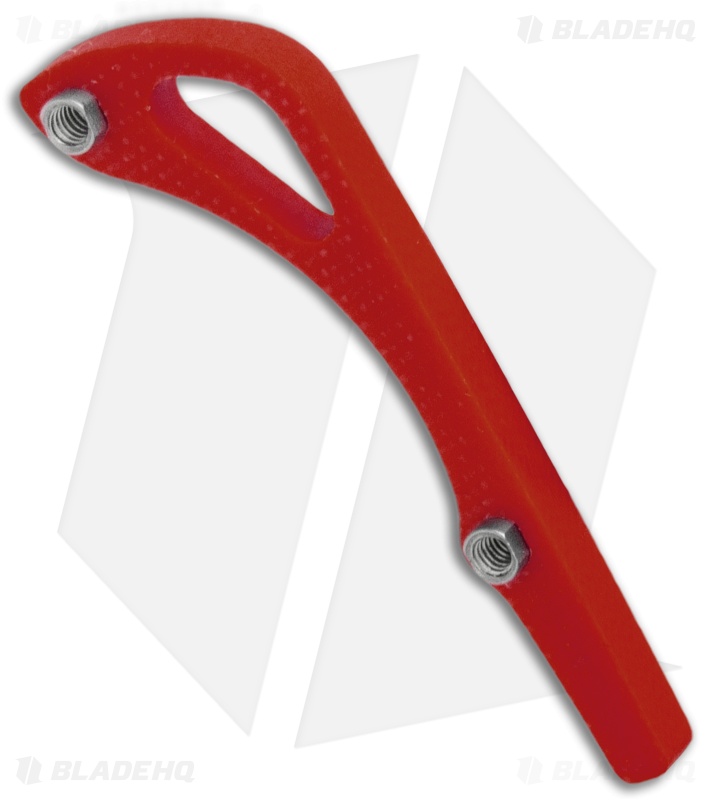 Flytanium Fire Red G-10 Bugout Backspacer for Benchmade Bugout
