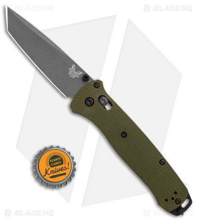 Benchmade  Bailout AXIS Lock Knife Green Aluminum (3.4" Gray M4)  537GY-1