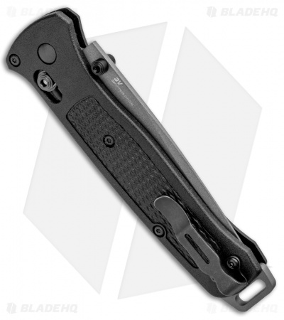 Benchmade Bailout AXIS Lock Knife Black Grivory (3.38" Gray) 537GY