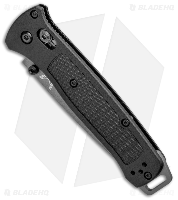 Benchmade Bailout AXIS Lock Knife Black Grivory (3.38" Gray) 537GY