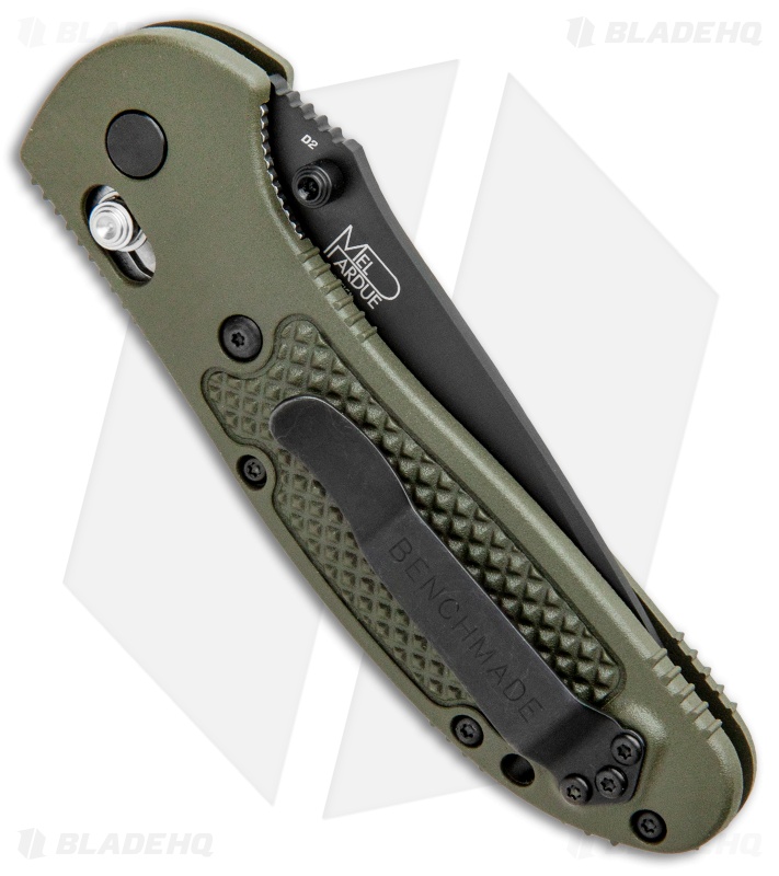 Benchmade Griptilian AXIS Lock Knife Olive Drab (3.45" Black)  D2