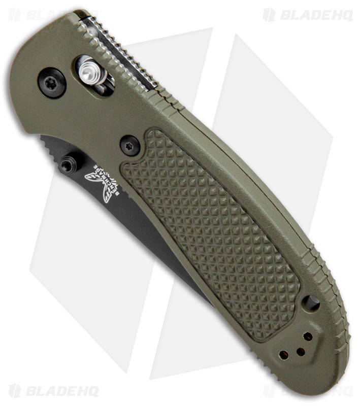 Benchmade Griptilian AXIS Lock Knife Olive Drab (3.45" Black)  D2