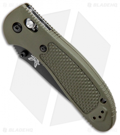 Benchmade Griptilian AXIS Lock Knife Olive Drab (3.45" Black)  D2
