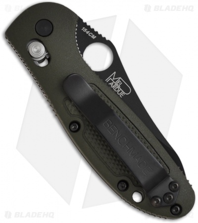 Benchmade Mini Griptilian AXIS Lock Knife Olive Drab (2.91" Black) 555BKHGOD
