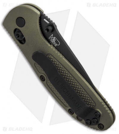 Benchmade Mini Griptilian AXIS Lock Knife Olive Drab (2.91" Black) 556BKOD-S30V