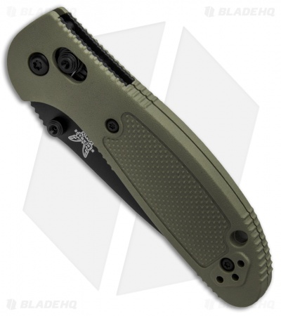 Benchmade Mini Griptilian AXIS Lock Knife Olive Drab (2.91" Black) 556BKOD-S30V