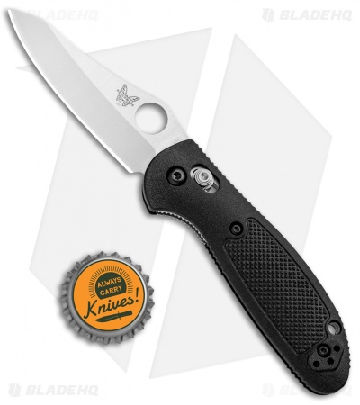 Benchmade Mini Griptilian Axis Lock Knife Black (2.91" Satin S30V) 555-S30V