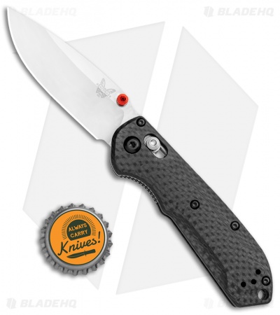 Benchmade Mini Freek Carbon Fiber Scales 3 S90V Stonewashed Blade