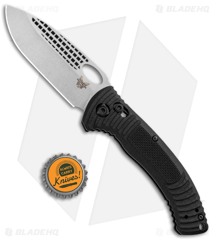 Benchmade Aileron AXIS Lock Knife Black G-10 (3.45" Satin) 737 