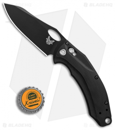 Benchmade Mini Loco AXIS Lock Knife Black G-10 (3.38" Black) 818BK