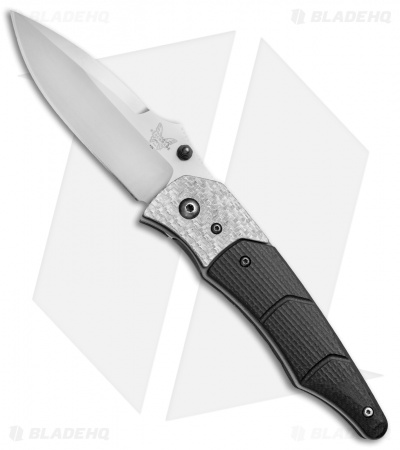 Vintage Benchmade 426 Snody Gravitator Liner Lock Knife G-10 (3.5" Satin)
