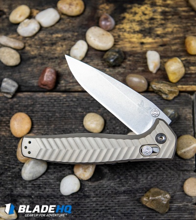 Benchmade 781 Anthem AXIS Lock Folding Knife Bronze Titanium (3.5" Stonewash)