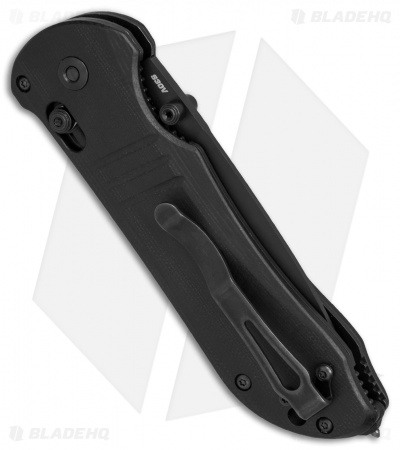 Benchmade 917SBK Tactical Triage AXIS Lock Knife Black G-10 (3.4" Black Serr)