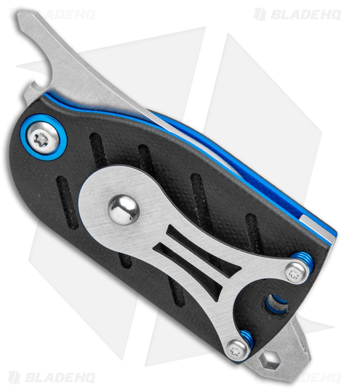 Benchmade Aller Friction Folder Knife Black/Blue G-10 (1.6" Satin) 380