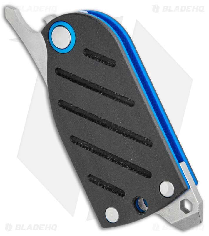 Benchmade Aller Friction Folder Knife Black/Blue G-10 (1.6" Satin) 380