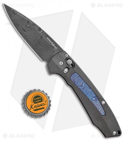 Benchmade Gold Class Arcane AXIS-Assist Knife Ti/Moku-Ti (3.2" Damascus) 490-181