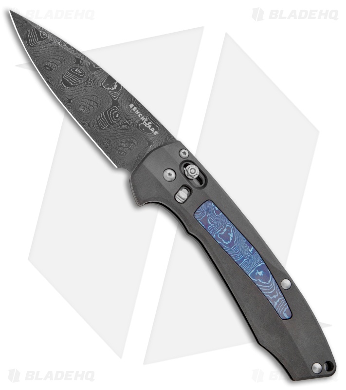 Benchmade Gold Class Arcane AXIS-Assist Knife Ti/Moku-Ti (3.2" Damascus) 490-181