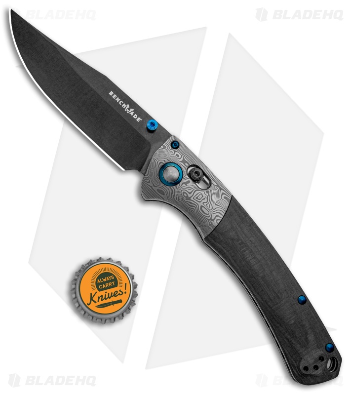 Benchmade Gold Class Crooked River AXIS Lock Knife Carbon Fiber (4" Black DLC) 