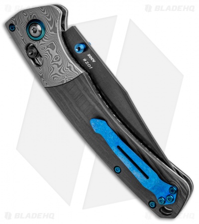 Benchmade Gold Class Crooked River AXIS Lock Knife Carbon Fiber (4" Black DLC) 