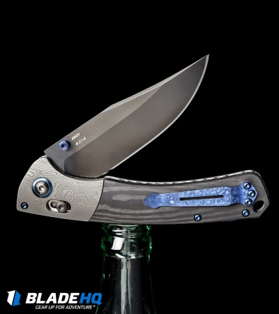 Benchmade Gold Class Crooked River AXIS Lock Knife Carbon Fiber (4" Black DLC) 