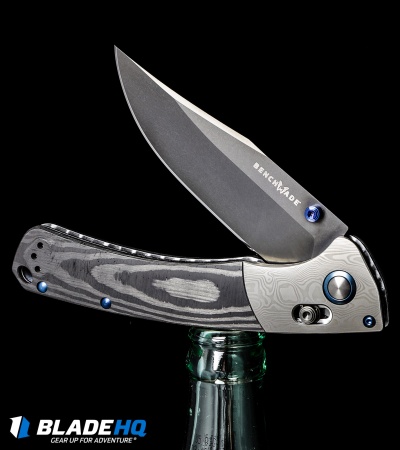 Benchmade Gold Class Crooked River AXIS Lock Knife Carbon Fiber (4" Black DLC) 