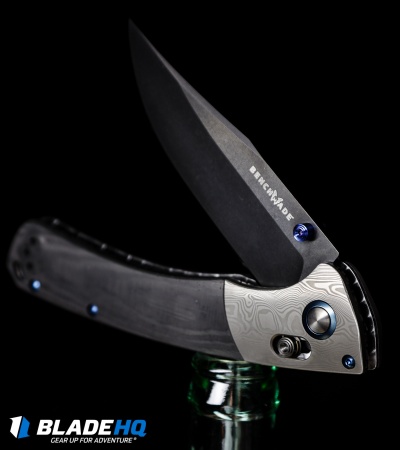 Benchmade Gold Class Crooked River AXIS Lock Knife Carbon Fiber (4" Black DLC) 