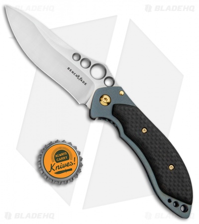 Benchmade 890-111 Torrrent Knife Gold Class Spring Assist (3.6" Satin)