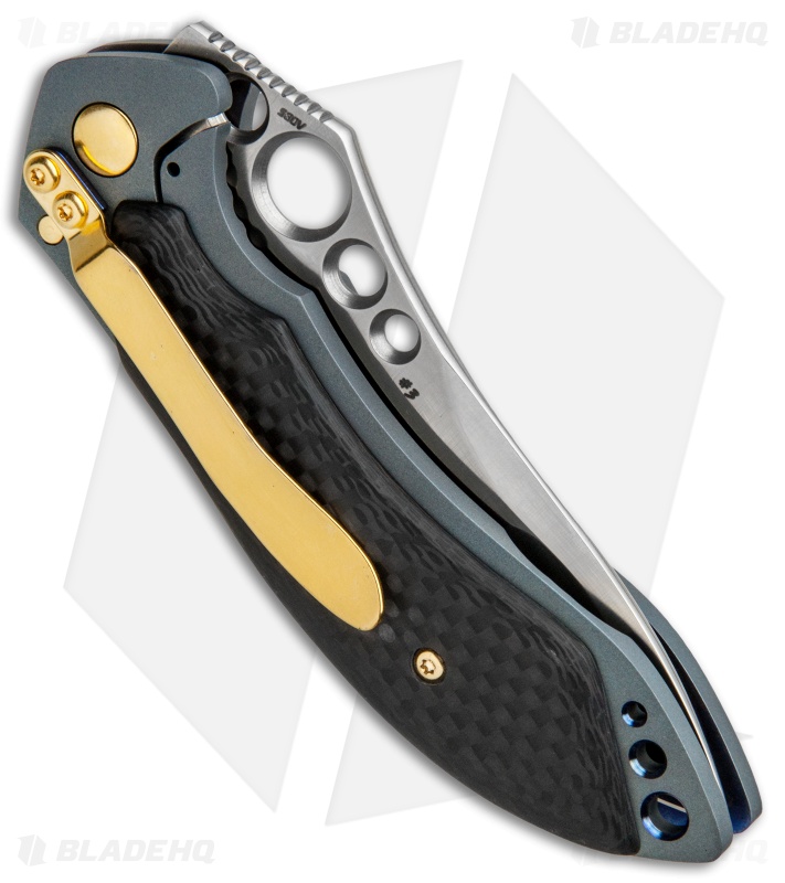 Benchmade 890-111 Torrrent Knife Gold Class Spring Assist (3.6" Satin)