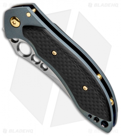 Benchmade 890-111 Torrrent Knife Gold Class Spring Assist (3.6" Satin)