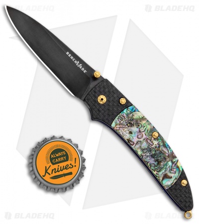 Benchmade Gold Class Shoki Folding Knife 480-131 (2.89" Black) #03