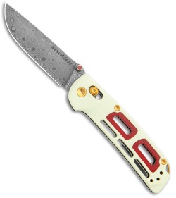 Benchmade Nakamura Limited Edition Saibu AXIS Lock Knife Ivory/Crimson G-10