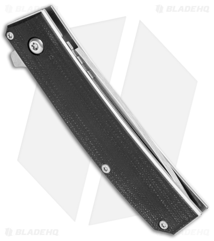 Benchmade Oeser Tengu Flipper Liner Lock Knife Black G-10 (2.77" Satin) 601 