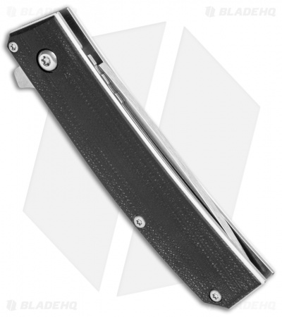Benchmade Oeser Tengu Flipper Liner Lock Knife Black G-10 (2.77" Satin) 601 