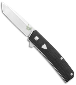 Benchmade Oeser Tengu Flipper Liner Lock Knife Black G-10 (2.77" Satin) 601 