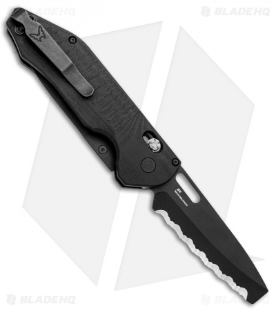 Benchmade Outlast OPTION Lock Rescue Knife Black G-10 (3.6" Black) 365BK