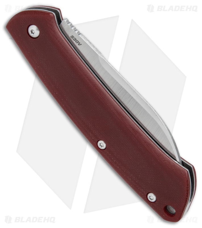 Benchmade Proper Slip Joint Knife Red G-10 (2.8" Satin) 319-1