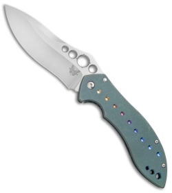 Rare Benchmade 630 Skirmish Frame Lock Knife Titanium (4.3" Satin)